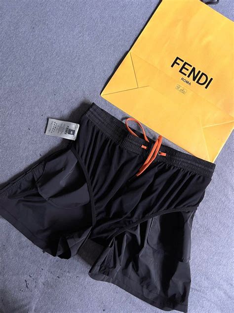 fendi mens bathing suit|water reactive Fendi swim trunks.